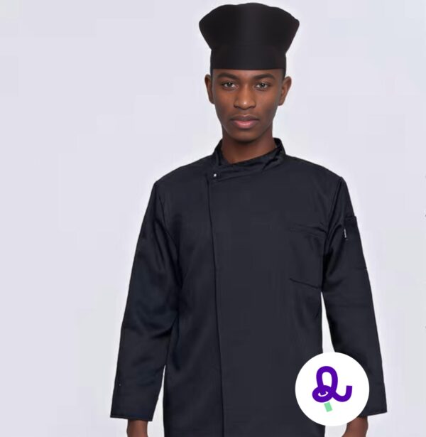 Essential Black Chef Jacket