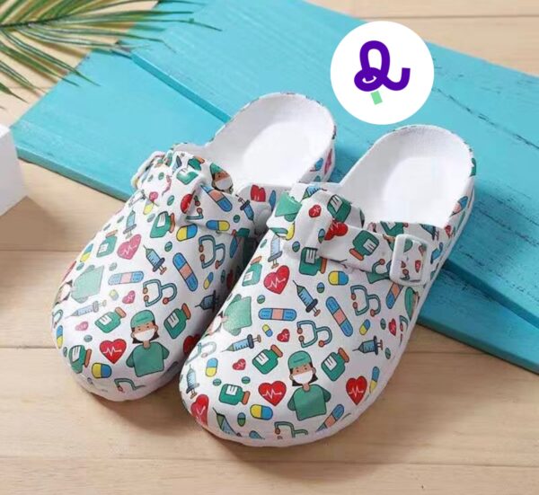 CareComfort Printed Clogs