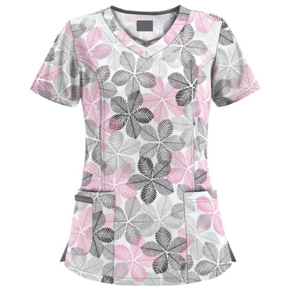 LeafWhisper Scrub Top